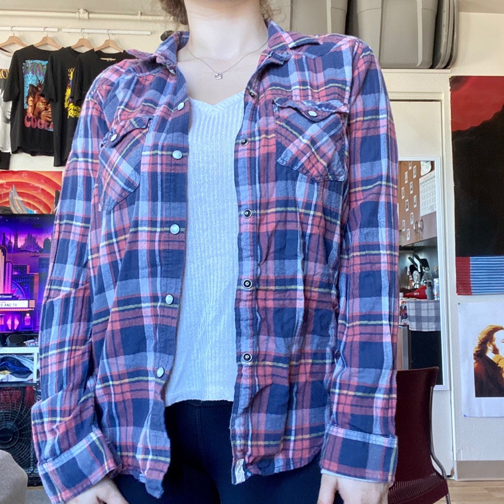 American Eagle Outfitters Boyfriend Fit Flannel